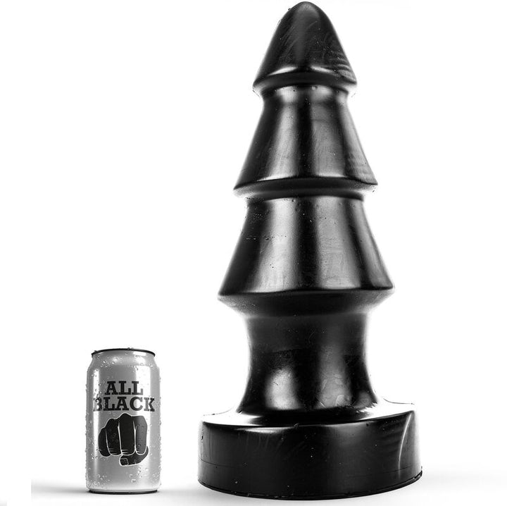 All Black Desafío Anal 40 CM — Black PVC