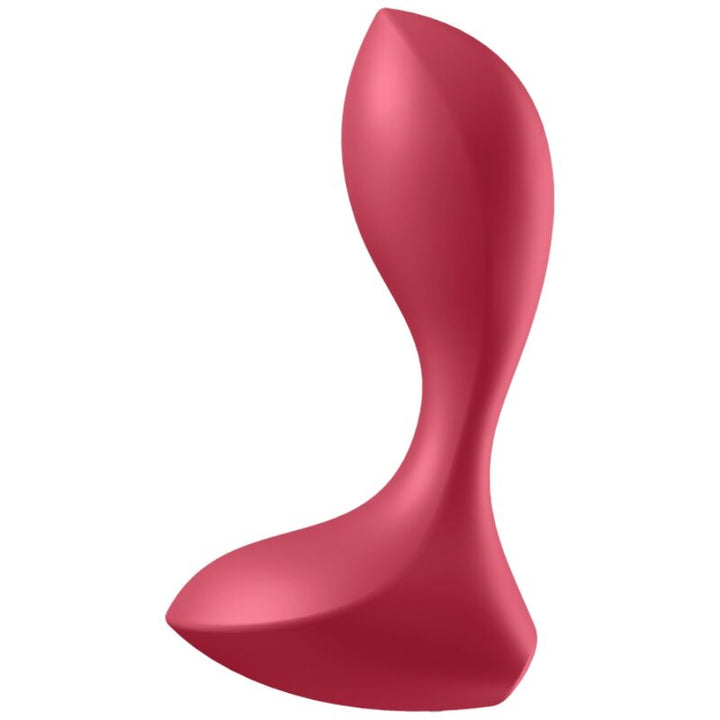 Satisfyer Backdoor - Lover Vibrating Plug Red — Red silicone