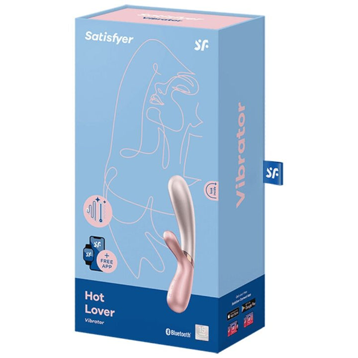 SATISFYER - HOT LOVER VIBRATOR ROSE &amp; BEIGE