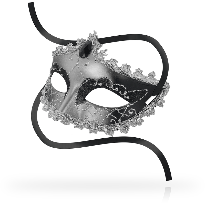 Ohmama Masks - Black Diamond Gray Mask