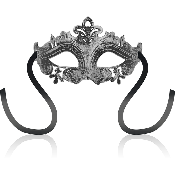 Ohmama Masks - Venetian Style Mask Silver