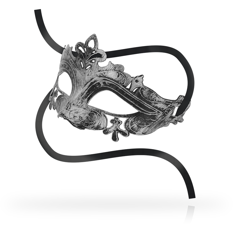 Ohmama Masks - Venetian Style Mask Silver