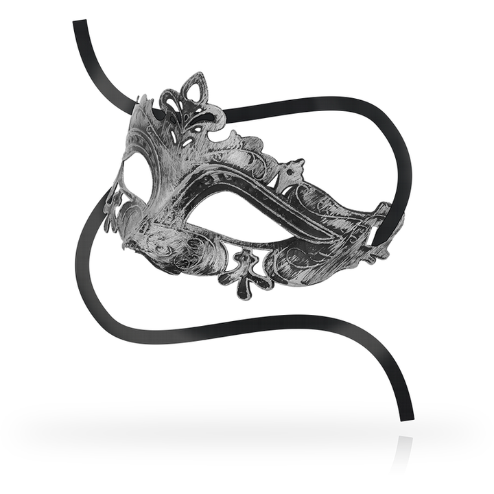 Ohmama Masks - Venetian Style Mask Silver