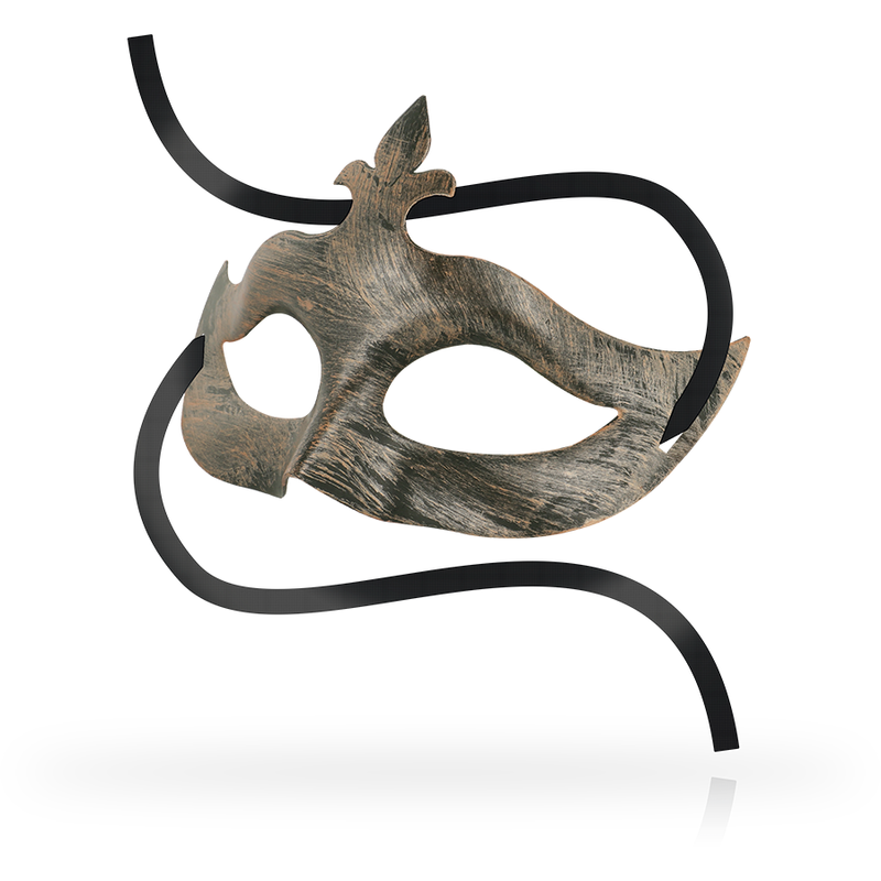 Ohmama Masks - Fleur De Lis Copper Mask