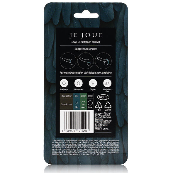 Je Joue - Blue Silicone Ring Minimum Strangulation