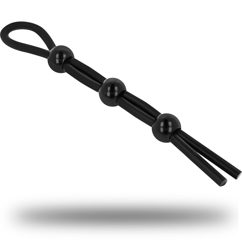 Ohmama fetish cord cock and testicles ring