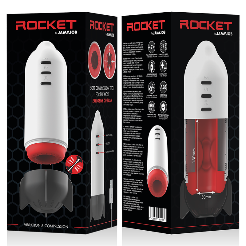 Jamyjob - Rocket Masturbator Soft Compression Tech And