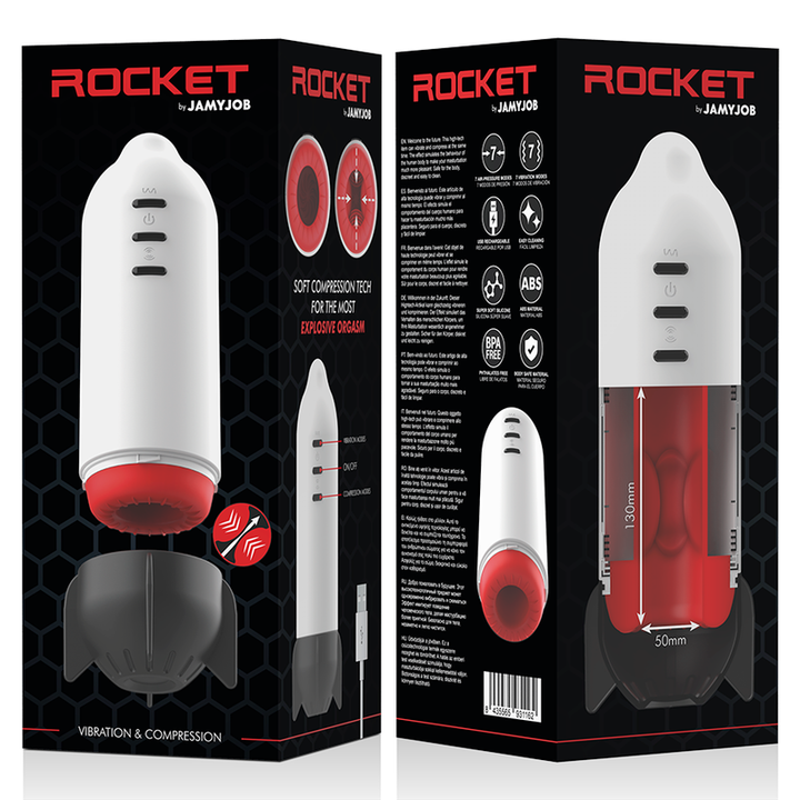 Jamyjob - Rocket Masturbator Soft Compression Tech And