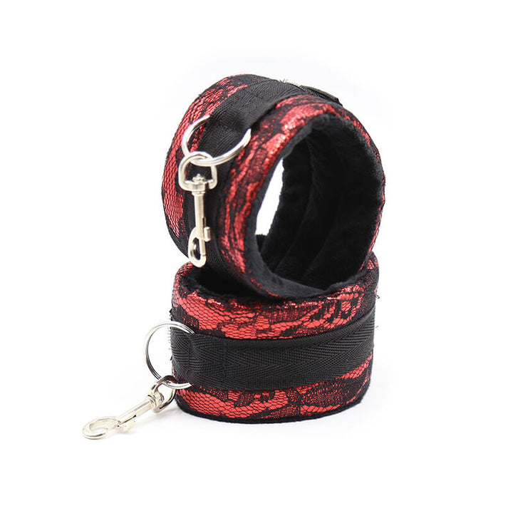 Ohmama Fetish - Velvet Handcuffs With Nylon Tape