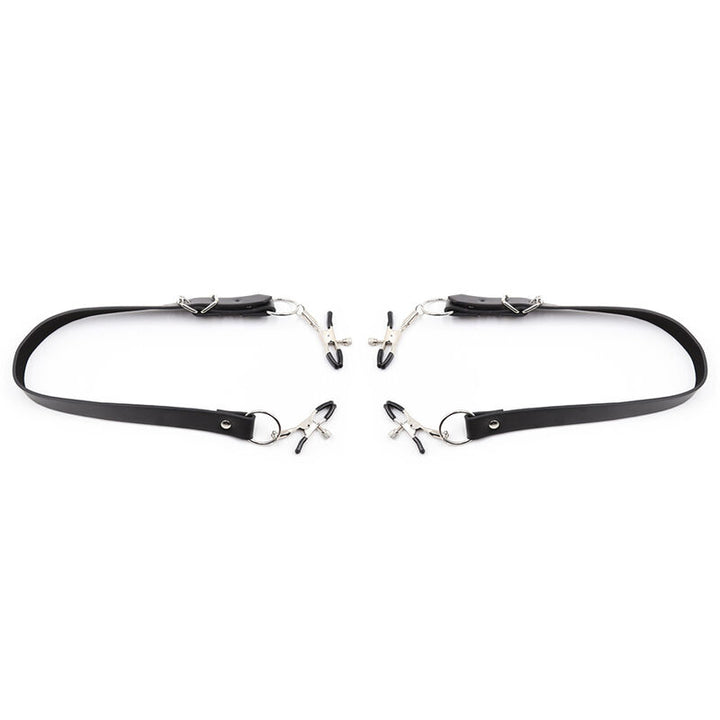 OHMAMA FETISH - CLITORIS CLAMPS WITH LEG STRAPS
