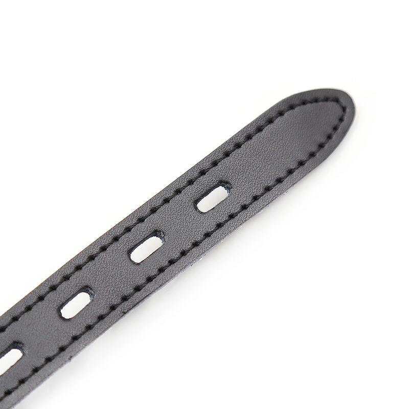 Ohmama Fetish - Silicone Ball Gag With Leather Belt (padlock