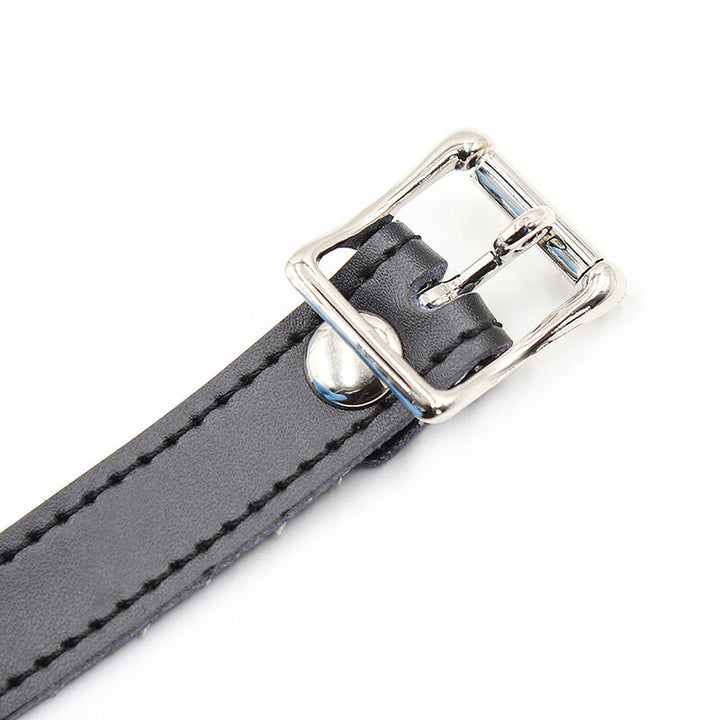Ohmama Fetish - Silicone Ball Gag With Leather Belt (padlock