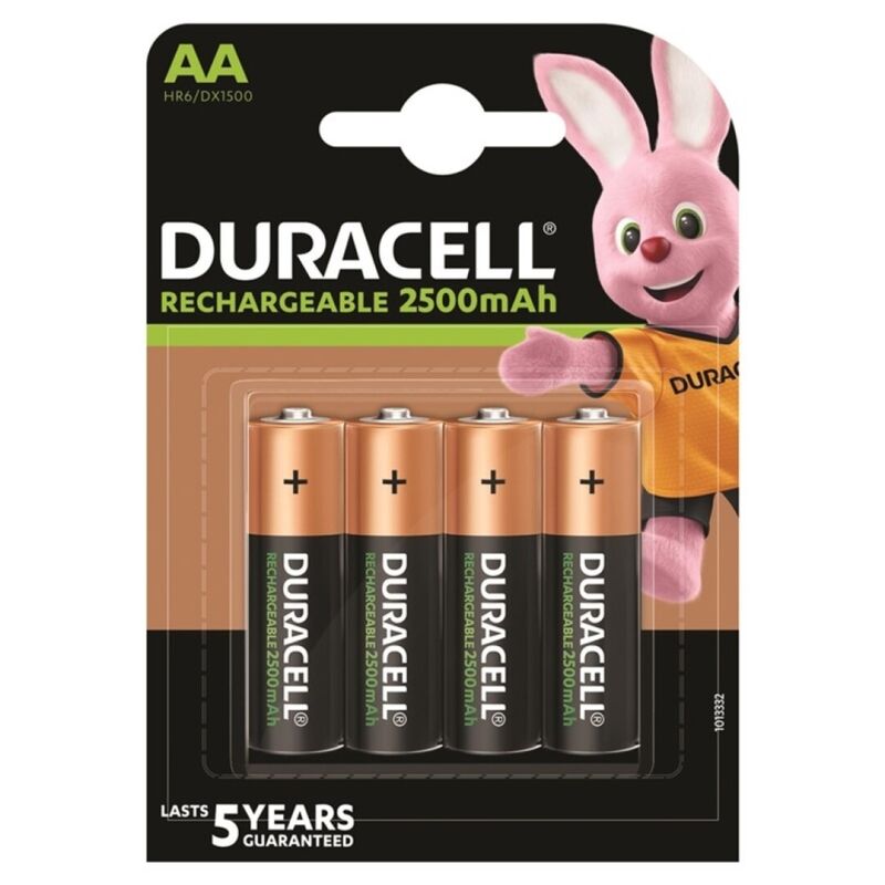 Duracell wiederaufladbare AA HR6 2500 mAh 4er-Pack