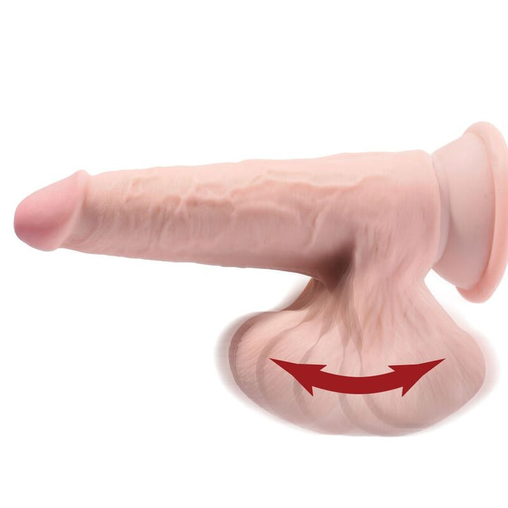 King Cock Plus 3d Dildo Swinging Balls 24.5 CM Light Skin — Skin / TPE
