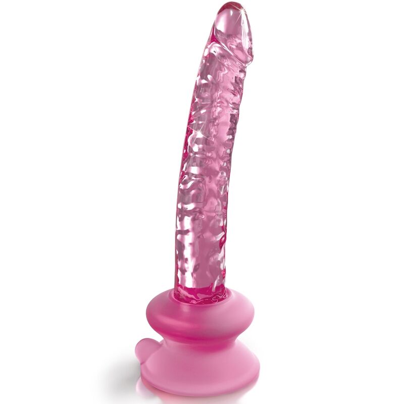 Icicles No. 86 glass dildo with suction cup