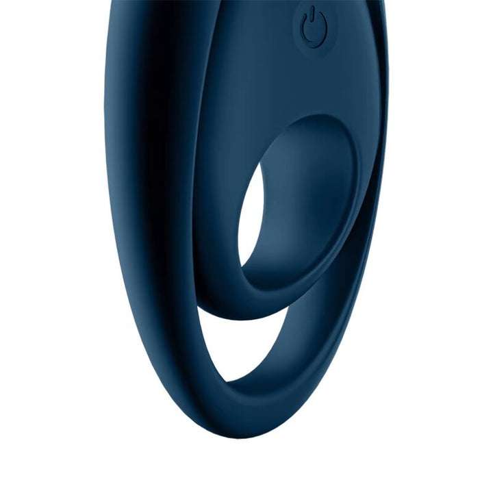 SATISFYER - GLORIOUS DUO RING VIBRATOR BLUE
