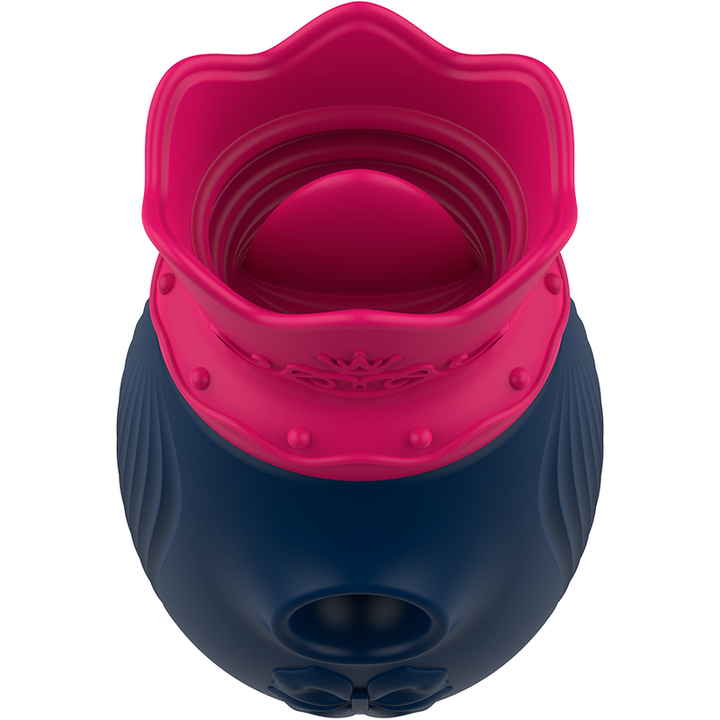 INTENSE - CLITORIS STIMULATOR 10 SUCTION AND LICKING MODES - BLUE