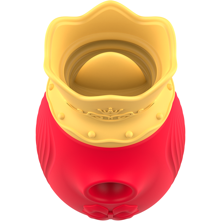 INTENSE - CLITORIS STIMULATOR 10 SUCTION AND LICKING MODES - RED