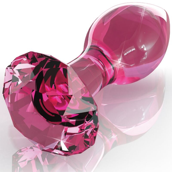 Icicles N. 79 Glass Anal Plug — pink glass