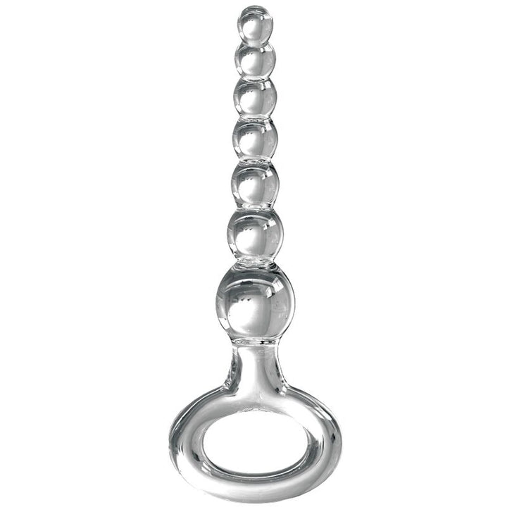 Icicles N. 67 Glass Anal Plug — clear glass