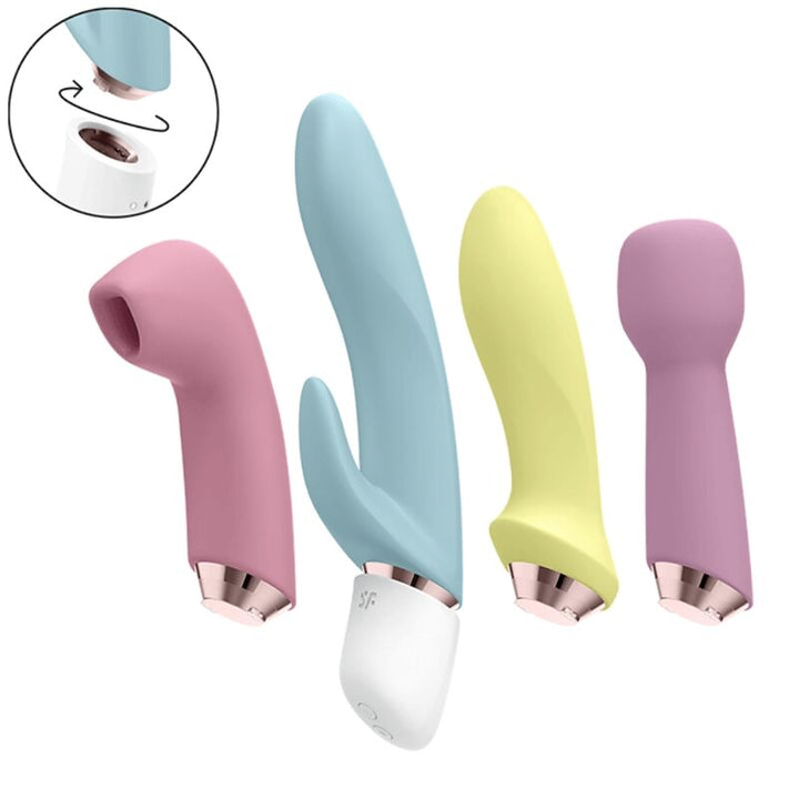 SATISFYER - MARVELOUS FOUR VIBRATOR &amp; AIR PULSE SET