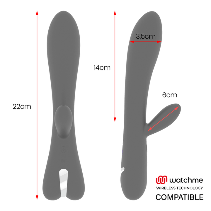 BRILLY GLAM - ERIK VIBRATOR + WATCHME REMOTE CONTROL