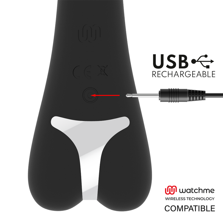 BRILLY GLAM - RYAN VIBRATOR + WATCHME REMOTE CONTROL