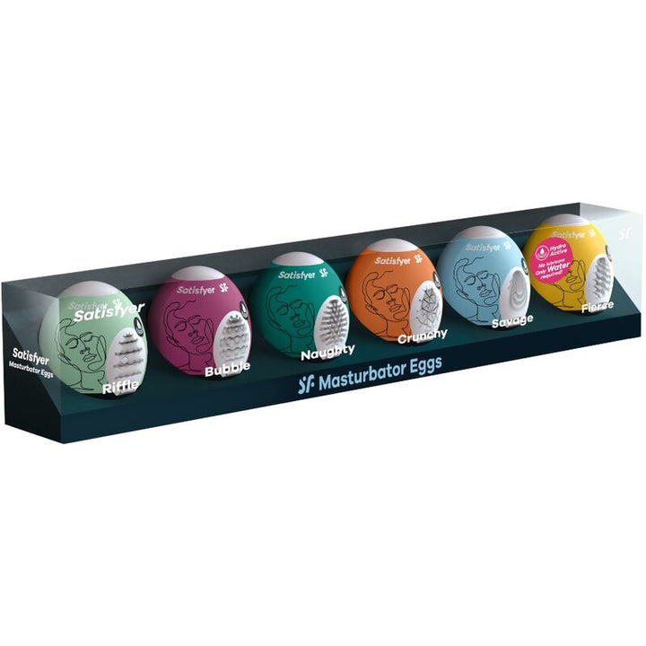 Satisfyer Masturbator - Eggs 6 Units Set