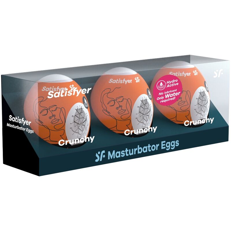 Satisfyer 3 - Masturbator Eggs Naughty, Savage &amp; Crunchy