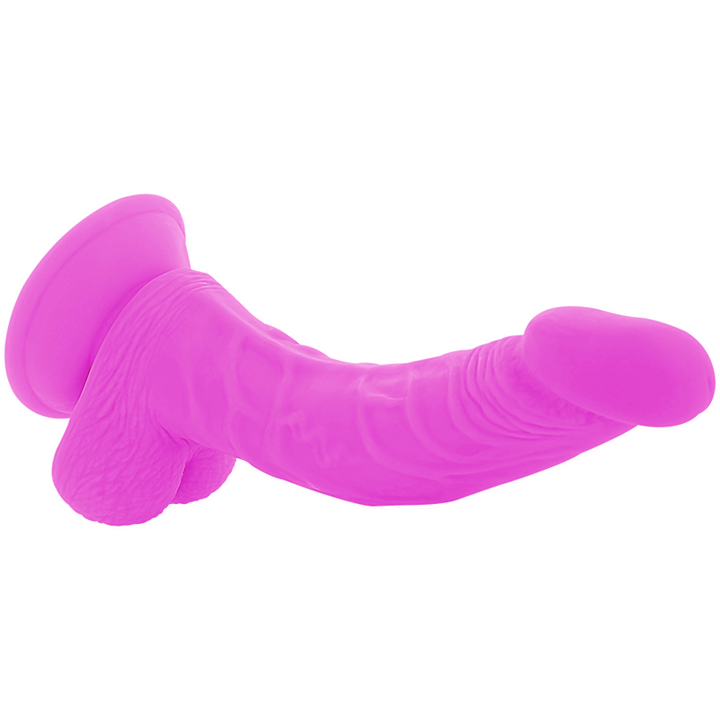 Diversia Flexible Vibrating Dildo Purple 21.5 CM -O- 4.5 CM — Purple/TPE