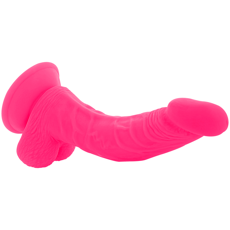 Diversia Flexible Vibrating Dildo Pink 21.5 CM -O- 4.5 CM — Pink/TPE