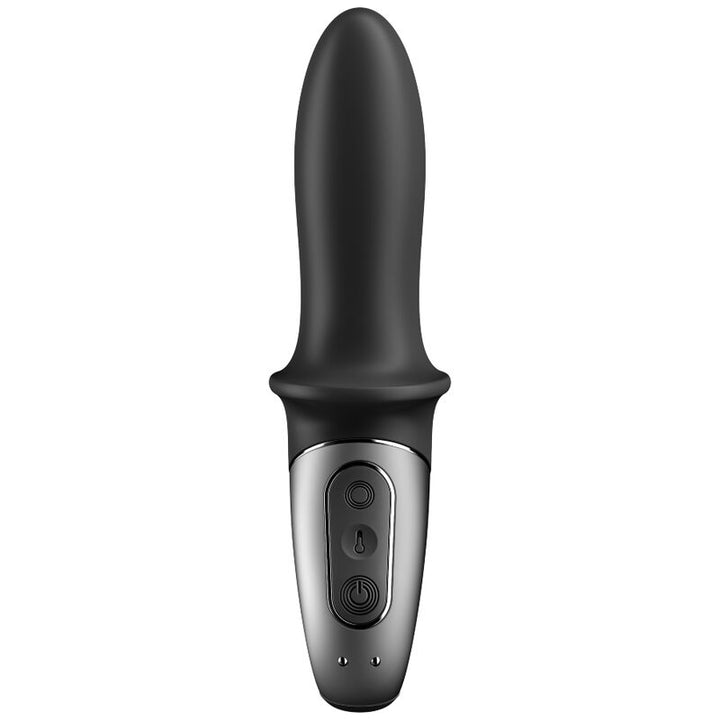 Satisfyer Hot - Passion Anal Vibrator App Black — Black silicone
