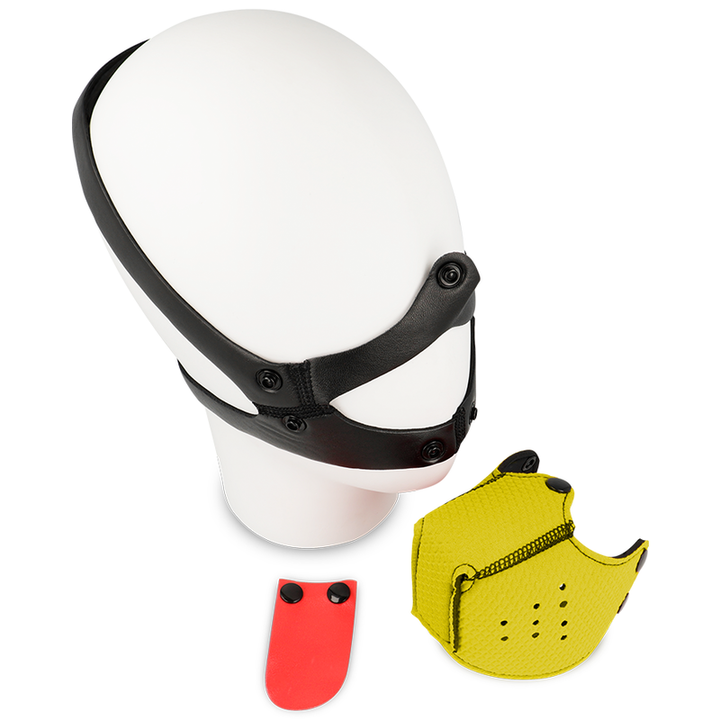 Ohmama Fetish - Dog Muzzle Yellow