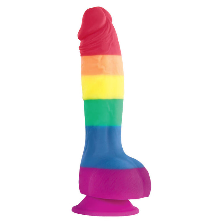 Lgbt Flag Dildo 15 CM — Multicolor