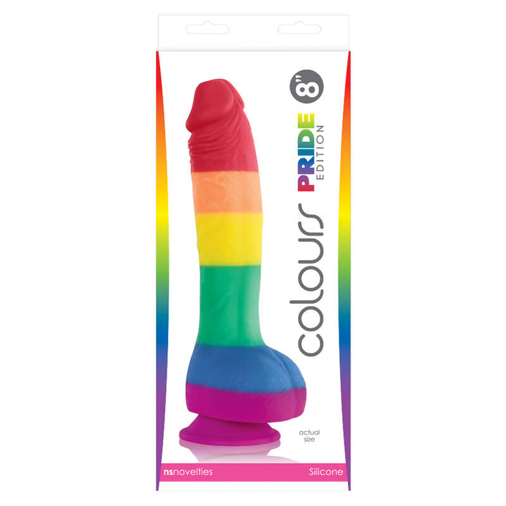 Lgbt Flag Dildo 19 CM — Multicolor
