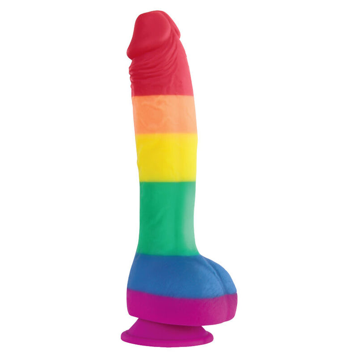 Lgbt Flag Dildo 19 CM — Multicolor