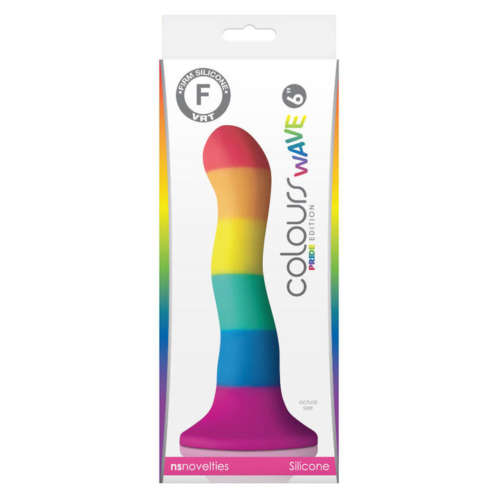 Lgbt Flag Dildo Wave 17 CM — Multicolor