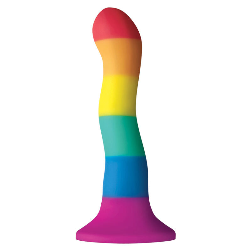 Lgbt Flag Dildo Wave 17 CM — Multicolor