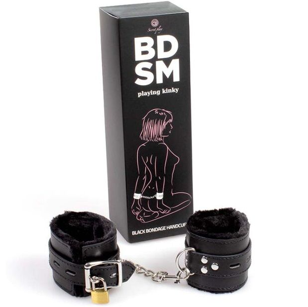 Secretplay Black Bondage - Handcuffs BDSM Collection