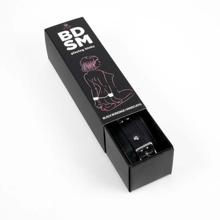 Secretplay Black Bondage - Handcuffs BDSM Collection