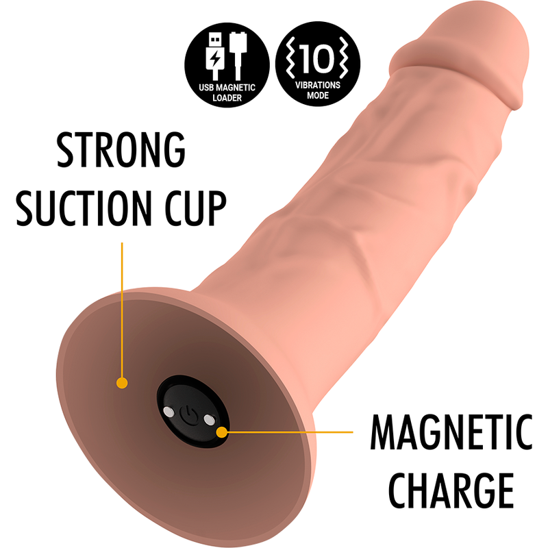 Mythology Asher Original - Dildo M Vibrator Compatible With — Skin