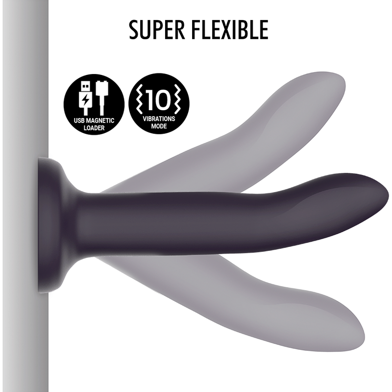 Mythology Duman Mystic - Dildo M Vibrator Compatible With — Black