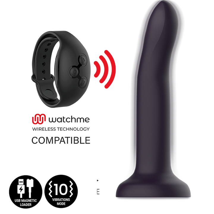 Mythology Duman Mystic - Dildo L Vibrator Compatible With — Black