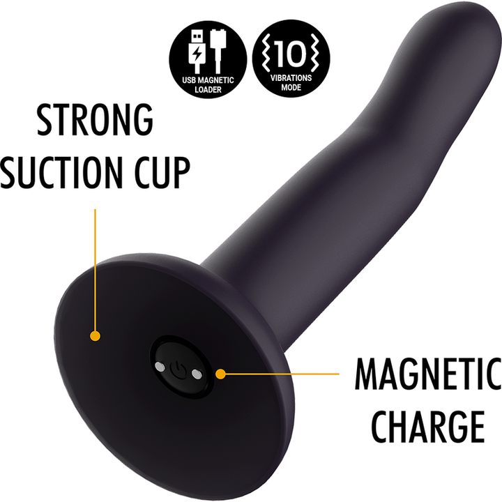 Mythology Duman Mystic - Dildo L Vibrator Compatible With — Black