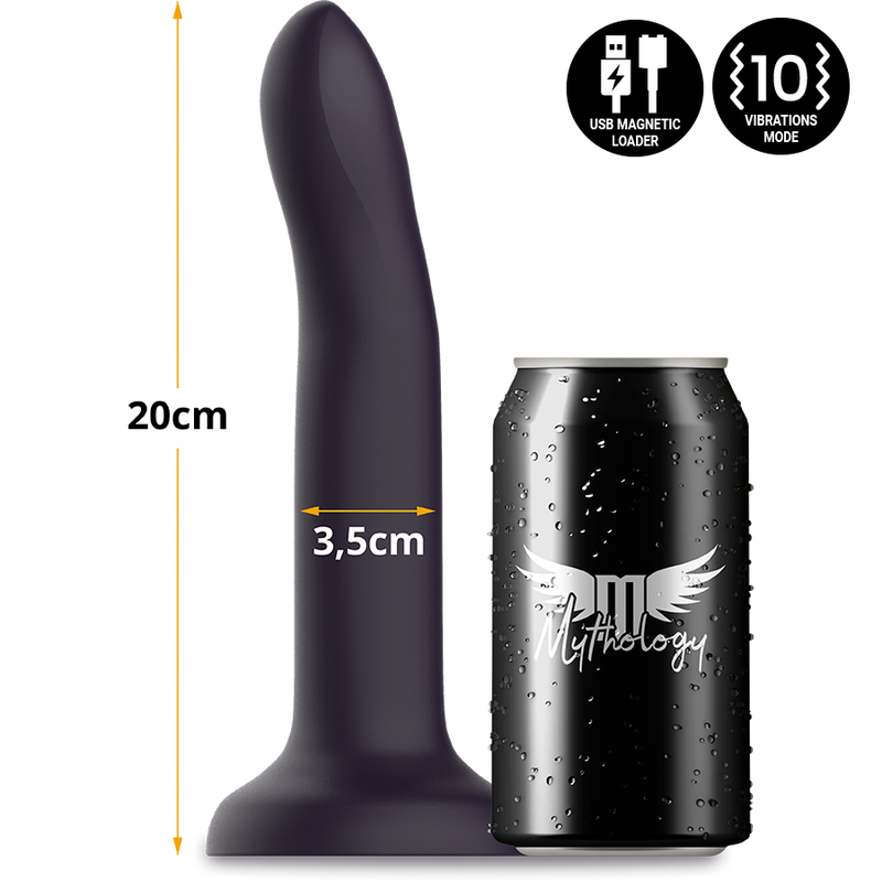 Mythology Duman Mystic - Dildo L Vibrator Compatible With — Black