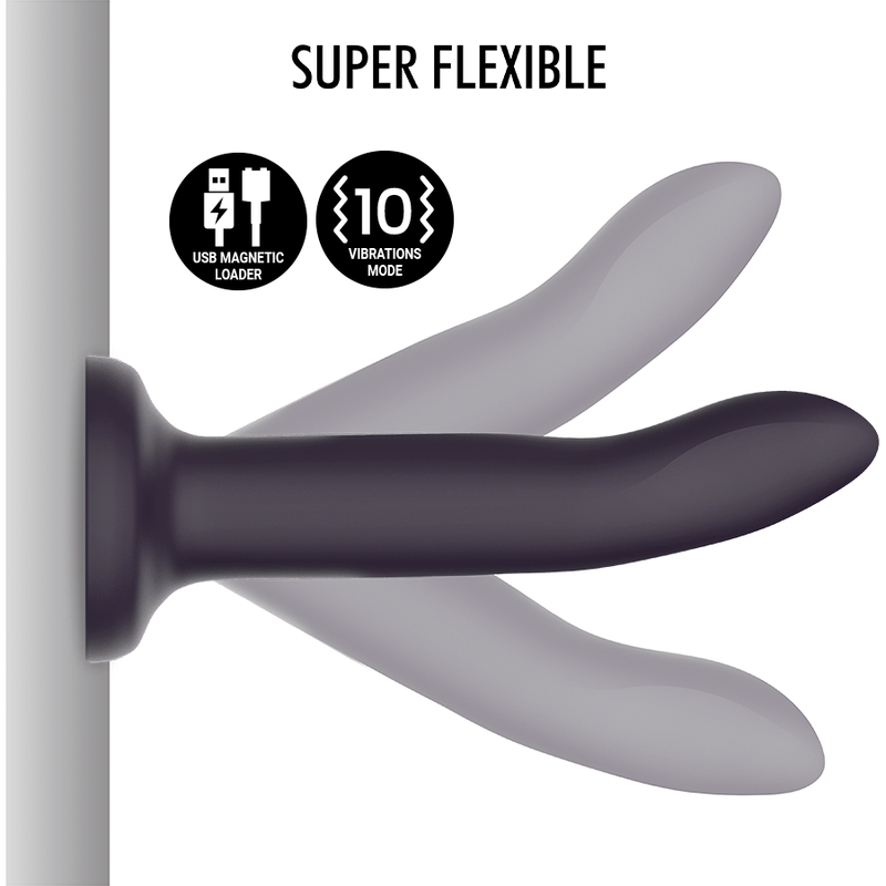 Mythology Duman Mystic - Dildo L Vibrator Compatible With — Black