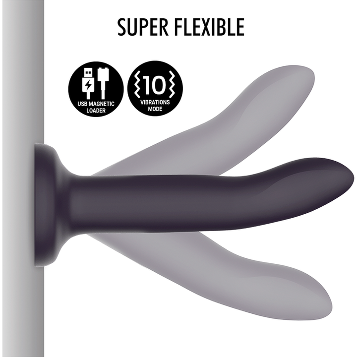 Mythology Duman Mystic - Dildo L Vibrator Compatible With — Black