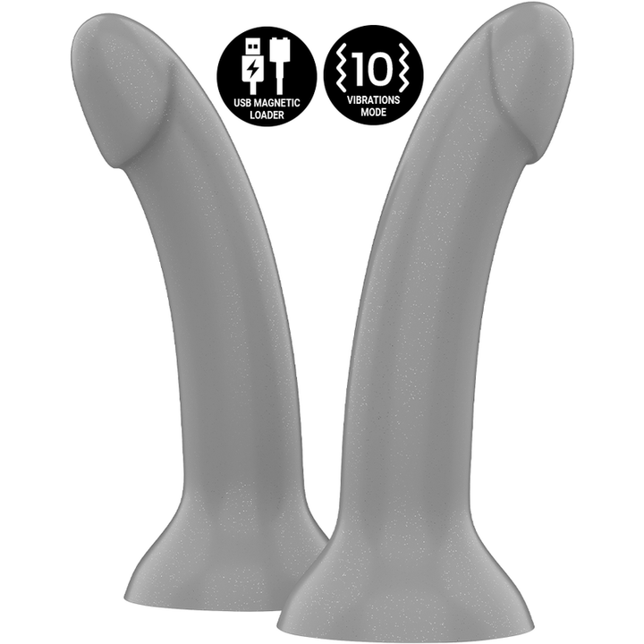 Mythology Rune Majestic - Dildo S Vibrator Watchme Wireless — Silver