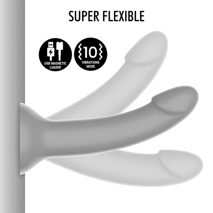 Mythology Rune Majestic - Dildo S Vibrator Watchme Wireless — Silver