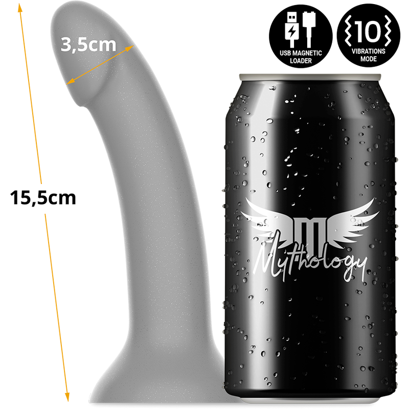 Mythology Rune Majestic - Dildo S Vibrator Watchme Wireless — Silver